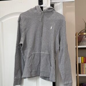 Polo by Ralph Lauren Gray Knit Hoodie